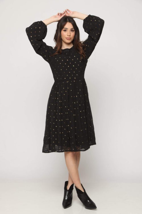 שמלת שיפון אבנים