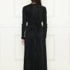 ⁦שמלה מקסי מעטפת פליסה⁩ – תמונה ⁦4⁩