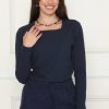 ⁦חולצה צווארון מרובע ריב⁩ – תמונה ⁦11⁩