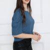 ⁦חולצה צווארון עגול⁩ – תמונה ⁦2⁩