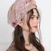 ⁦מטפחת לונג משולב מעוטר פרנז ורוד⁩ – תמונה ⁦2⁩