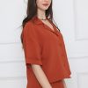 ⁦חולצת ג'קט מותאם לחצאית⁩ – תמונה ⁦10⁩
