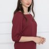 ⁦חולצת צווארון גומי מרובע לייקרה⁩ – תמונה ⁦19⁩