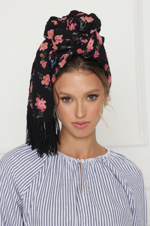 לונג אחיד פרחים ורוד