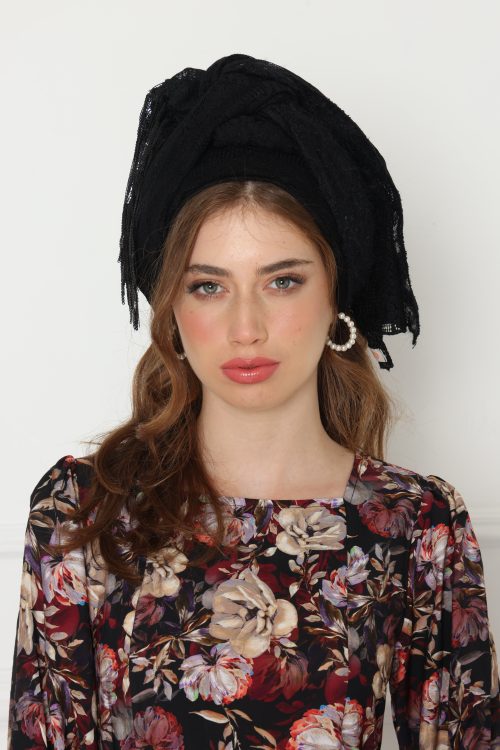 לונג משולב שחור