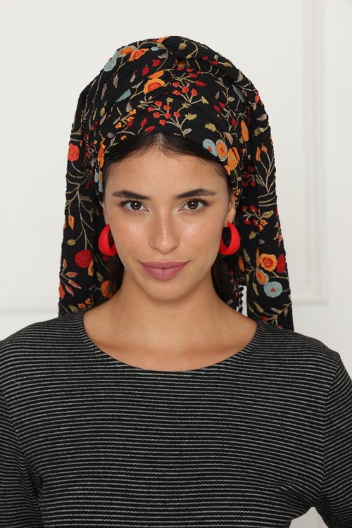 לונג דפוס פרח אחיד