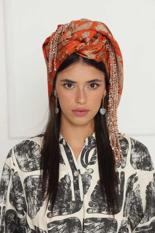 לונג סאטן כתום