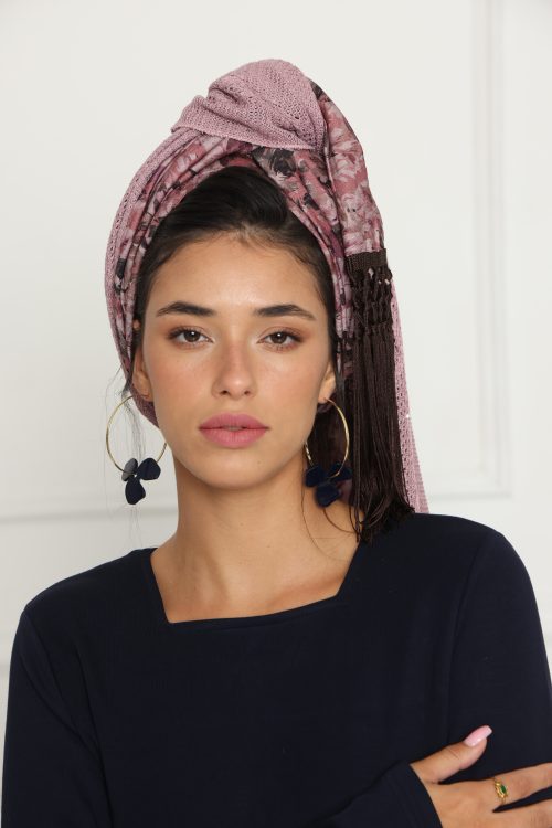 לונג סריג משולב שיפון סגלגל