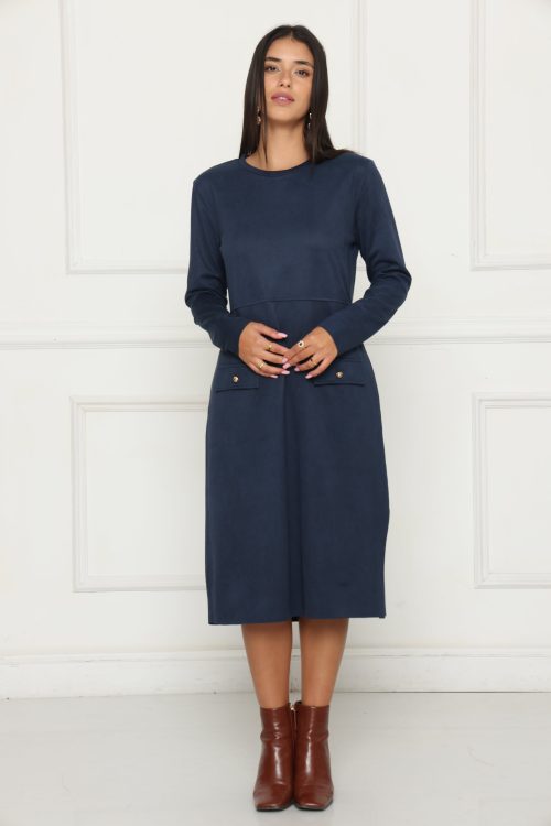 שמלה ג'מש כיסים