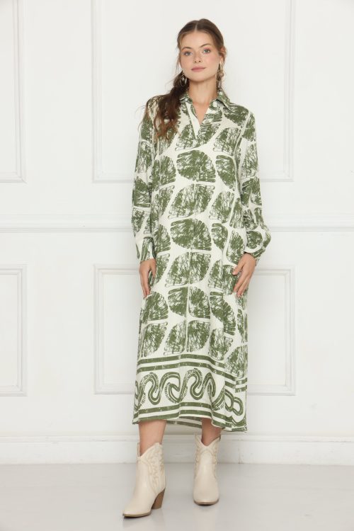 שמלה גלביה בורדורה