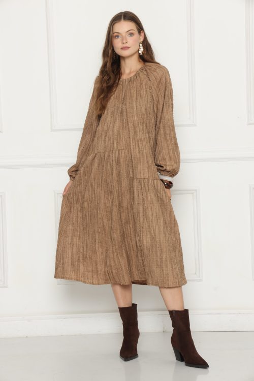 שמלה לוז אסימטרי