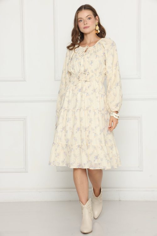 שמלה לוז מותן קשירה