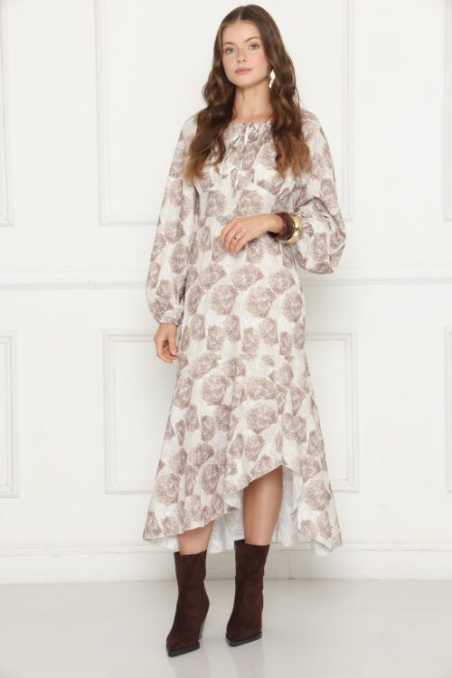 שמלה- דפוס בגזרה מחטבת