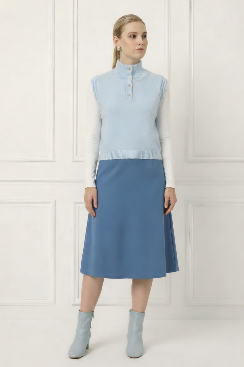 אפודה מבד סריג